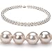 White 7-8mm A+ Chinese Akoya Pearl Necklace 18 inch Princess Length