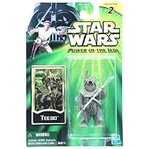 Star Wars Power of the Jedi Teebo Ewok Action Figure