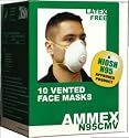 N95 Dust Masks with Exhalation Valve Respirators/Flu Mask, (Box of 10)