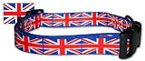 Large National Flag of United Kingdom Dog Collar