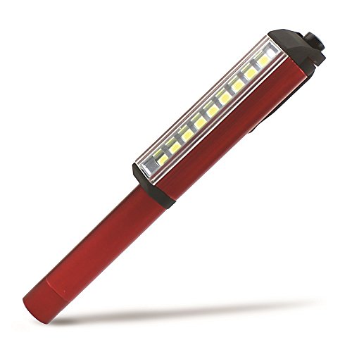 Xtreme Bright® Ultra Pocket Work-Lantern - Portable Work Light Has 9 Ultra Bright (160 Lumens) LED Lights - Powerful Magnet Built-In to Bottom & Clip - 100% Lifetime Guaranteed Through Triumph Innovations Only