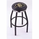 Colorado Golden Buffaloes 30 Single-ring Swivel Bar Stool with Chrome Accent Ring