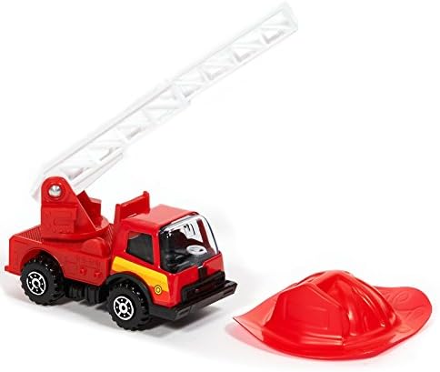 Fire Truck Rescue Cake Topper (2 Pieces)
