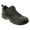 New Balance WX620 Black Leather Running Shoes Women