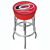 NHL Carolina Hurricanes Padded Bar Stool