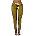 Casual Solid Stretch Drawstring Skinny Pants For Women Trousers