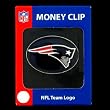 New England Patriots Large Enameled Pewter Money Clip/Card Holder - NFL Football Fan Shop Sports Team Merchandise