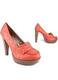 Leatherette Loafer Platform