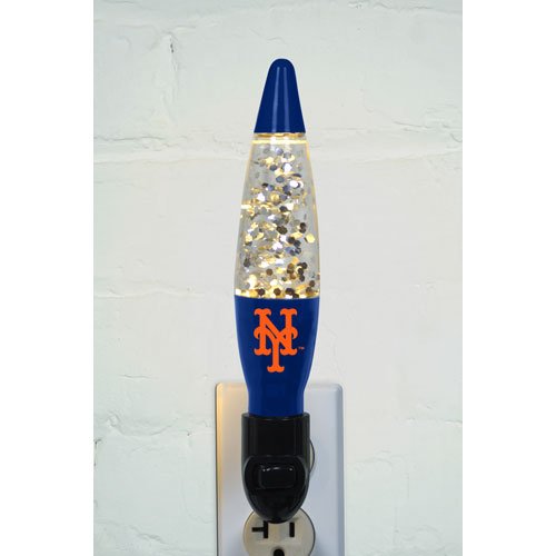 New York Mets Metal Sparkling Motion Night Light
