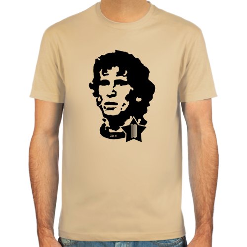 T-Shirt Zico ::: Farbauswahl: skyblue, sand, weiß oder deepred ::: Größen: S-XL ::: Fußball-Kult