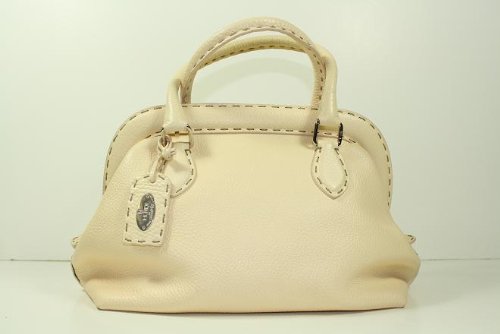 Fendi Handbags Ivory (butterscotch) Satchel Leather 8BN127