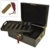 Mahogany 500 Poker Chip Case