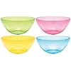 French Bull Glitter Acrylic Bowl Set, Set of 4