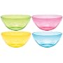 French Bull Glitter Acrylic Bowl Set, Set of 4