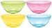 French Bull Glitter Acrylic Bowl Set, Set of 4