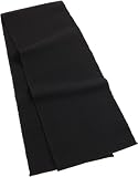 Mahogany Solid Color 100 Percent Cotton Ribbed Table Runner, 13 Inch by 72 Inch, Black 41t4FAVkSLL. SL160 Mahogany Solid Color 100 Percent Cotton Ribbed Table Runner, 13 Inch by 72 Inch, Black