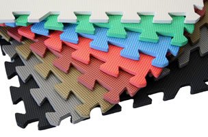 IncStores Eco-soft Tiles 80sqft 20 Tiles+borders Interlocking EVA Foam Tiles 24