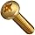 Brass Machine Screw, Pan Head, Phillips Drive