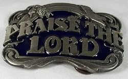 Praise the Lord  Buckle,  3-D Buckle
