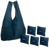 BAGGU Reusable Shopping Tote - 6-Pack,Deep Ocean,one size