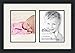 Art to Frames Double-Multimat-36-61/89-FRBW26079 Collage Photo Frame Double Mat with 2 - 8x10 Openings and Satin Black Frame