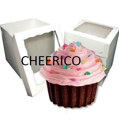 25 Giant Jumbo Big Cupcake Window Boxes ($3.5 per box)