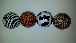 Animal Print Golf Balls 4 Pak