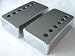 SET OF 2 CHROME HUMBUCKER PICKUP COVERS FITS LES PAUL