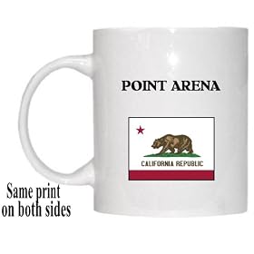 US State Flag - POINT ARENA, California (CA)  Mug