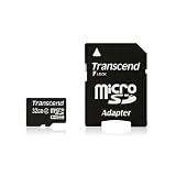 Transcend Micro SDHC 32GB Class 2 Speicherkarte mit SD Adaptervon "Transcend"