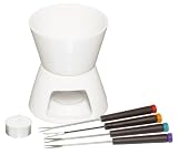 Kitchen Craft Chocolate Fondue Set with Four Forks