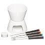 Kitchen Craft Chocolate Fondue Set with Four Forks