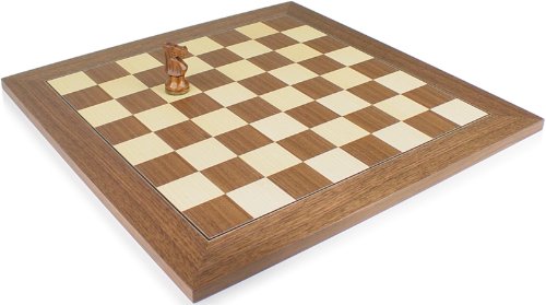 Black Walnut & Maple Deluxe Chess Board - 2.375