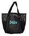 101SNORKEL Super Big Large Mesh Family Beach Bag Tote - 24 in x 16 in x 10 in (Black - Blank)