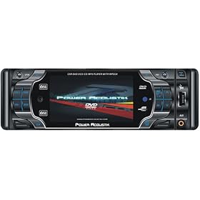 Power Acoustik PTID-4002 1-DIN Sized In-Dash Detachable Faceplate CD DVD MP3 MPEG Player... by Power Acoustik