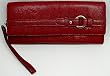 Mundi 3 For All Wristlet /Clutch /Pebble Rock Wallet ~ Red