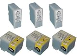 Take4Less 6-pack S020093 S020089 (3B+3C) Compatible Ink Cartridges for Epson Stylus 400 600