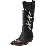 Roper Womens Accent Cut Outs Mid-Calf Boot