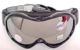 Black Silver Streak Ski Goggles Mirrored Lenses Skiing by Coolstuff4U