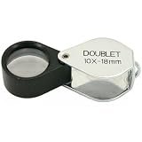 10x Jewelers Loupe Folding Magnifier Tool 18mm Lens