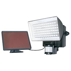 80 LED Solar-Power Motion-Activated Outdoor Light (Black)