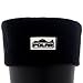 Womens Thermal Fleece Welly Wellington Boot Warm Cosy Soft Wellie Socks - Black - US-M