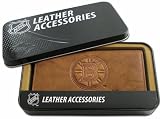 Boston Bruins Embossed Leather Checkbook Cover