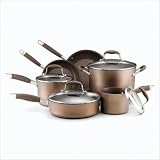 Anolon Advanced Bronze Collection Hard Anodized Nonstick 10-Piece Cookware Set Anolon Advanced Bronze Collection Hard Anodized Nonstick 10-Piece Cookware Set