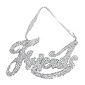Friends Glitter Word Ornaments Set of 12