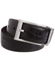 Nike Golf Mens Everglades Premium Reversible Belt, Black/Brown, 38
