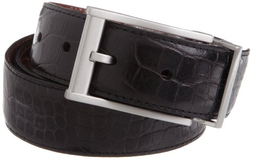 Nike Golf Men's Everglades Premium Reversible Belt, Black/Brown, 34