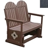 Smithton Glider Bench Color: Black