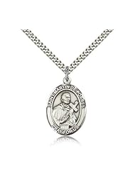 Sterling Silver St. Martin de Porres Pendant w/ chain