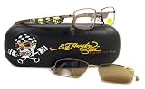 AUTHENTIC ED HARDY KIDS EYEGLASSES EHK 105 PPEC TATOO by ED HARDY